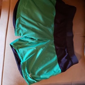Nike dry fit reversible running shorts